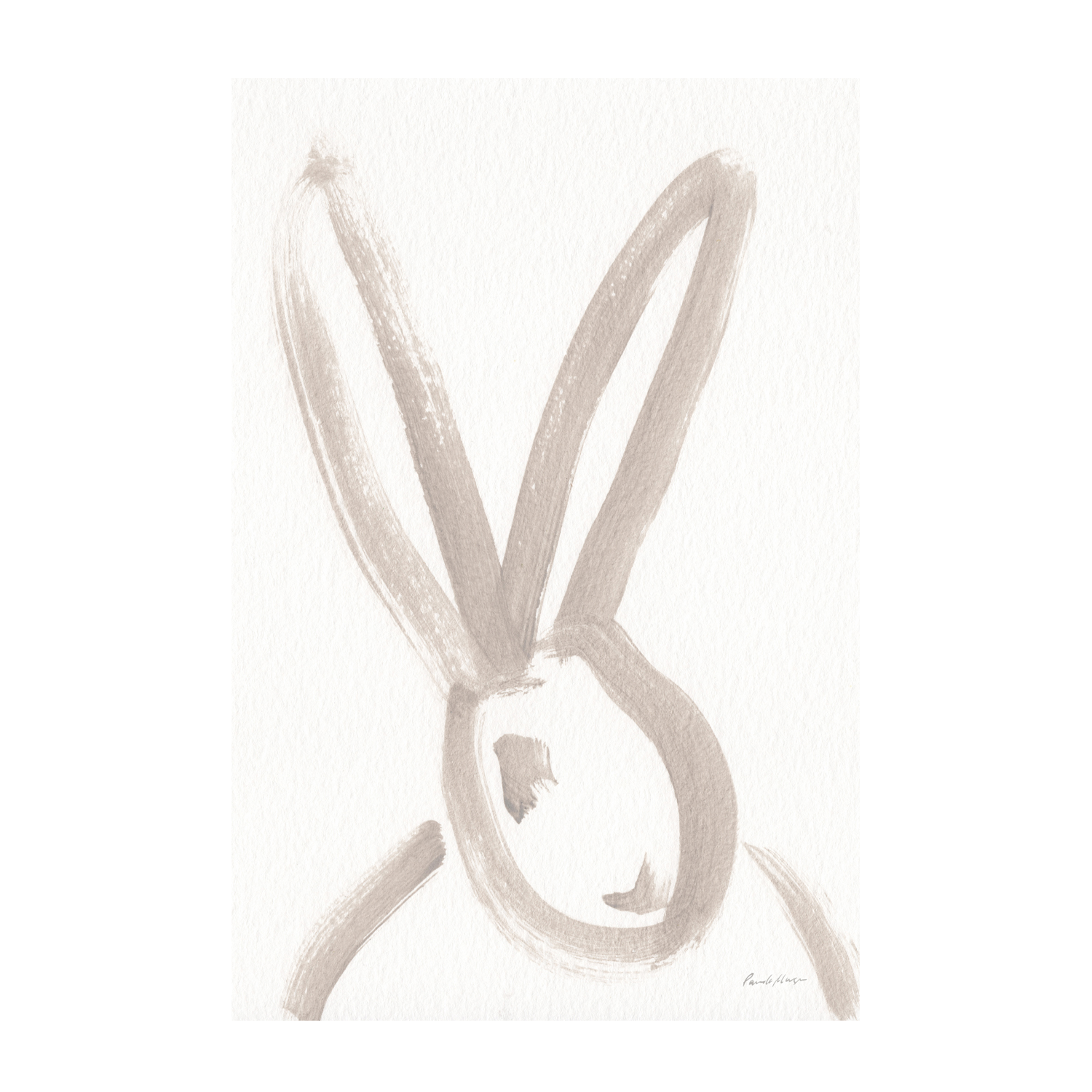 wall-art-print-canvas-poster-framed-Rabbit Face, Style A , By Wild Apple-1
