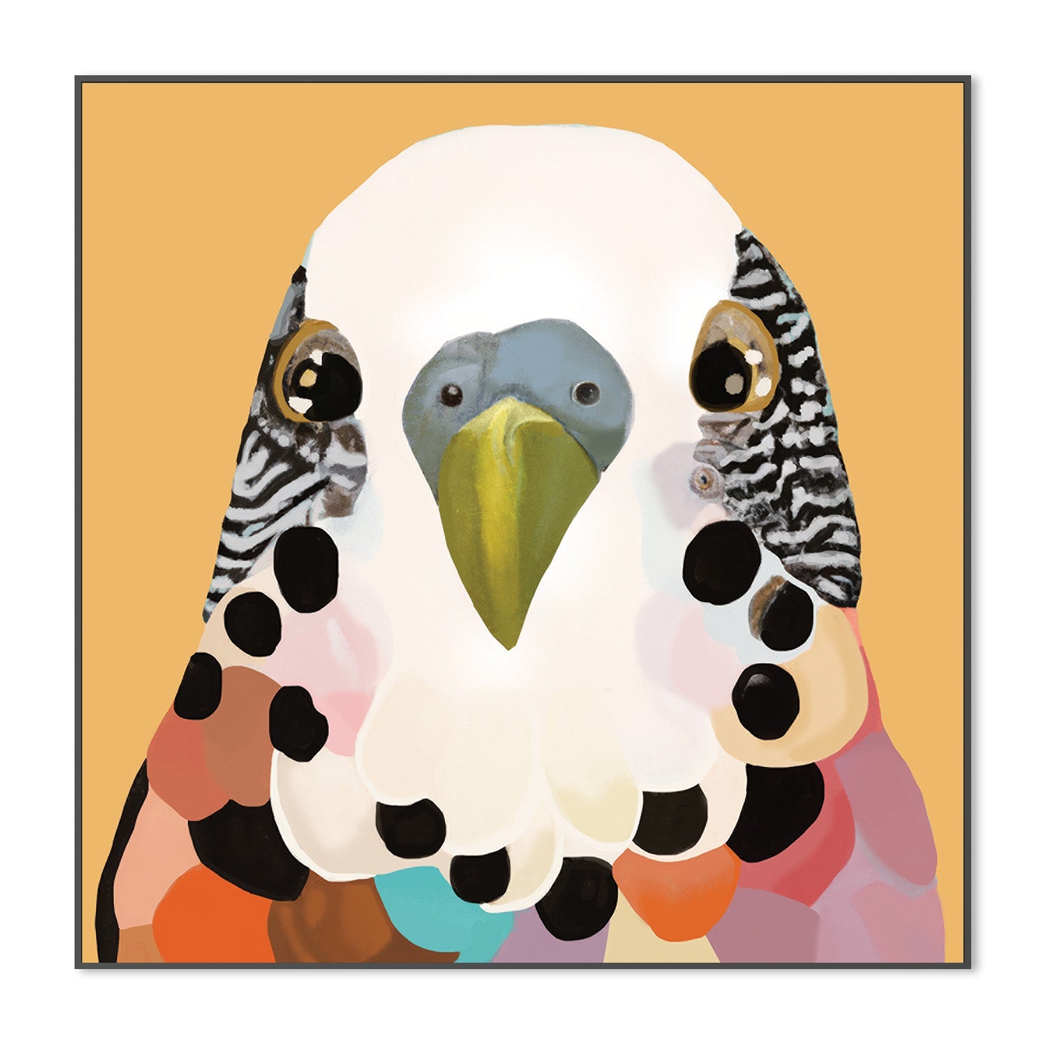wall-art-print-canvas-poster-framed-Rainbow Chirping , By Stacey Williams-3