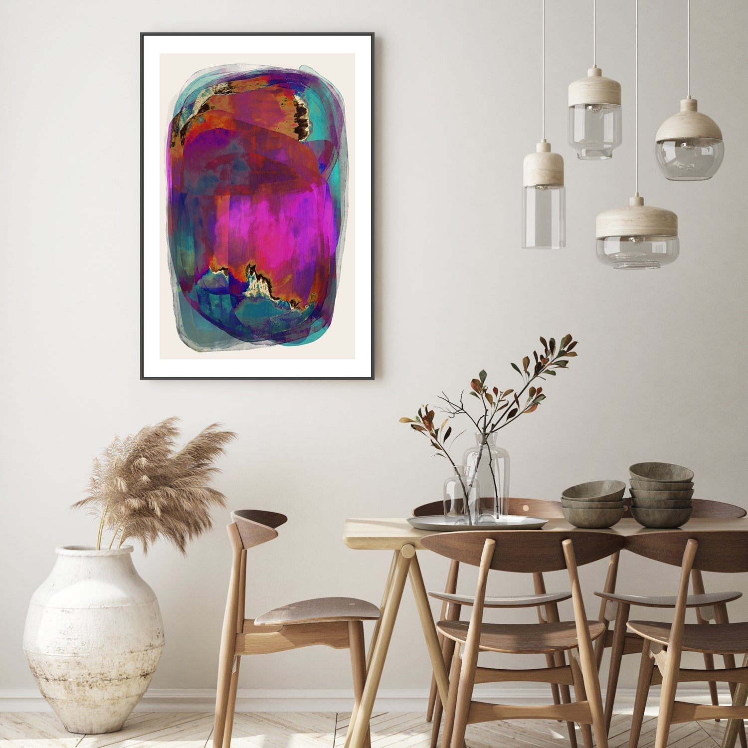 wall-art-print-canvas-poster-framed-Rainbow Planet X , By Treechild-GIOIA-WALL-ART