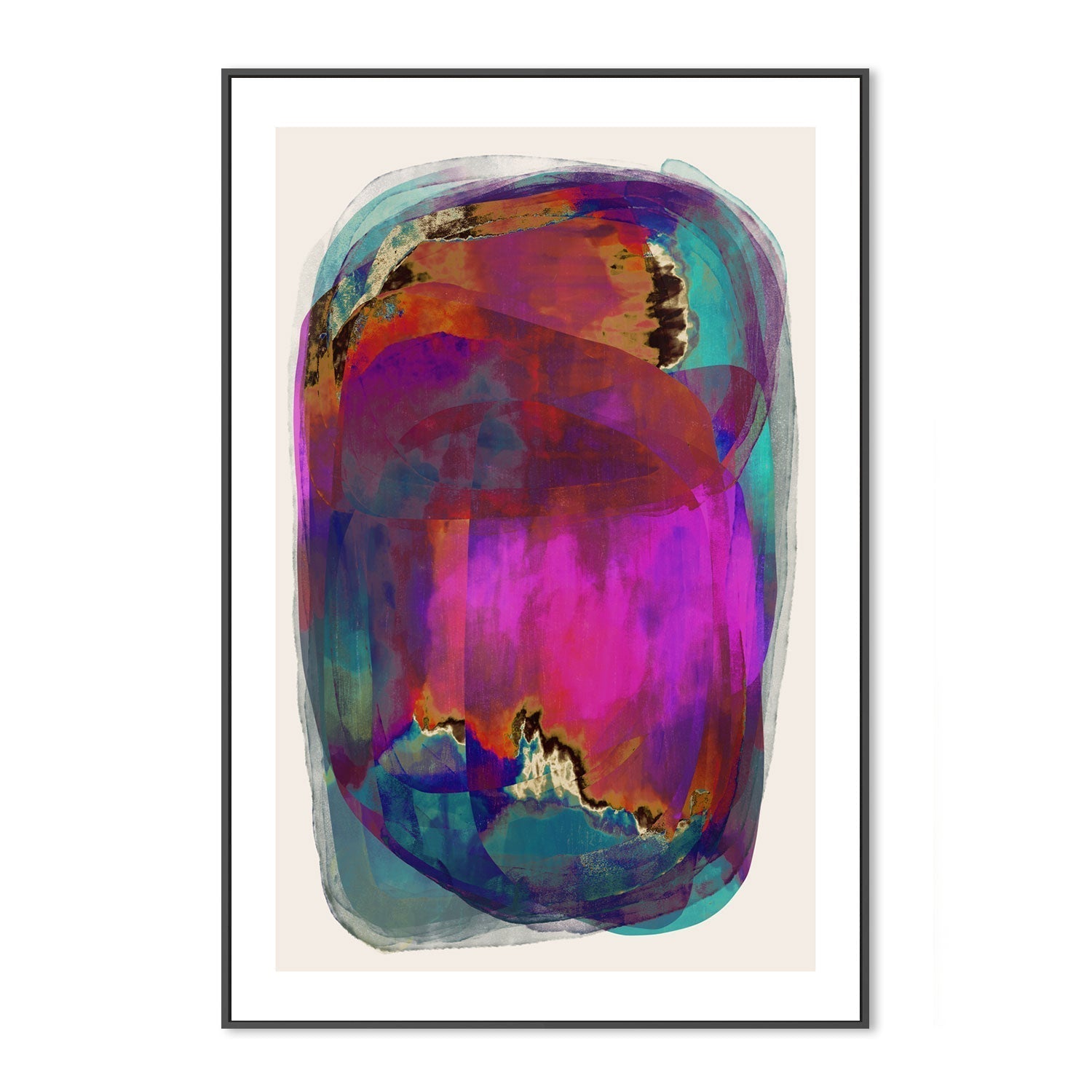 wall-art-print-canvas-poster-framed-Rainbow Planet X , By Treechild-GIOIA-WALL-ART