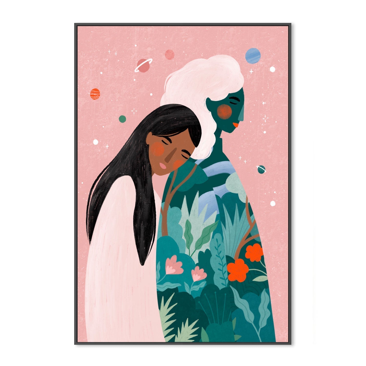 wall-art-print-canvas-poster-framed-Reconnect , By Bea Muller-3