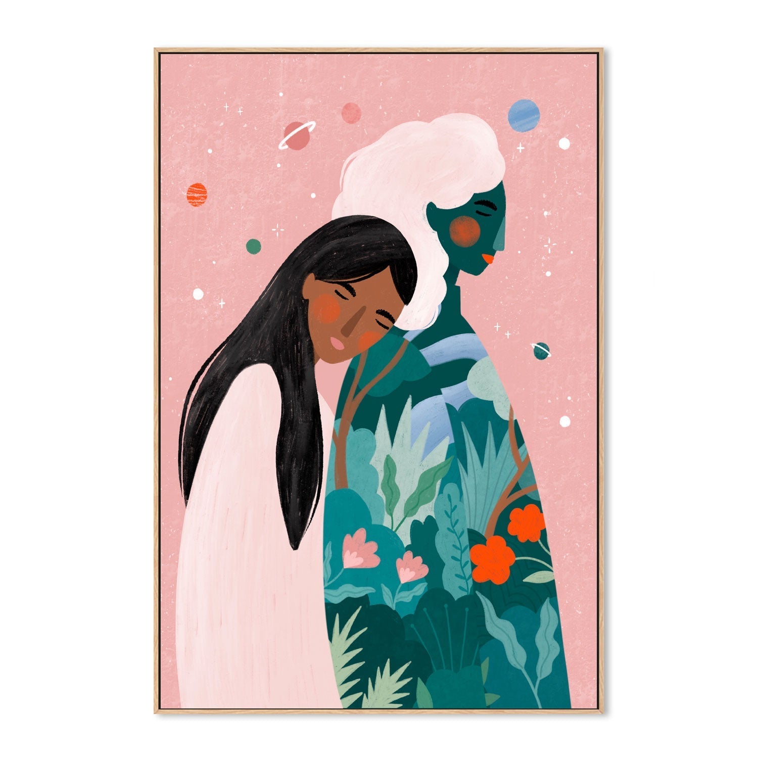 wall-art-print-canvas-poster-framed-Reconnect , By Bea Muller-4
