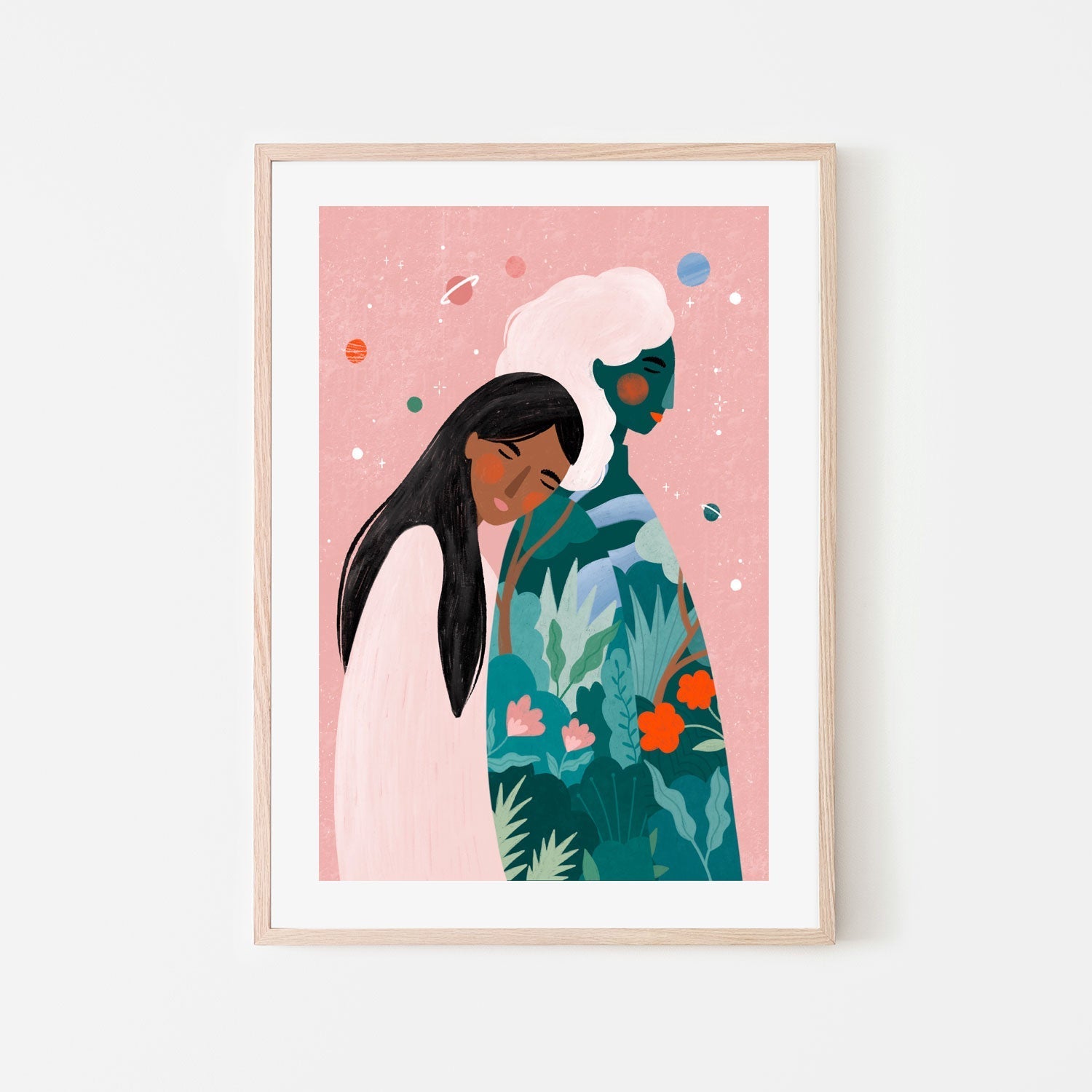 wall-art-print-canvas-poster-framed-Reconnect , By Bea Muller-6