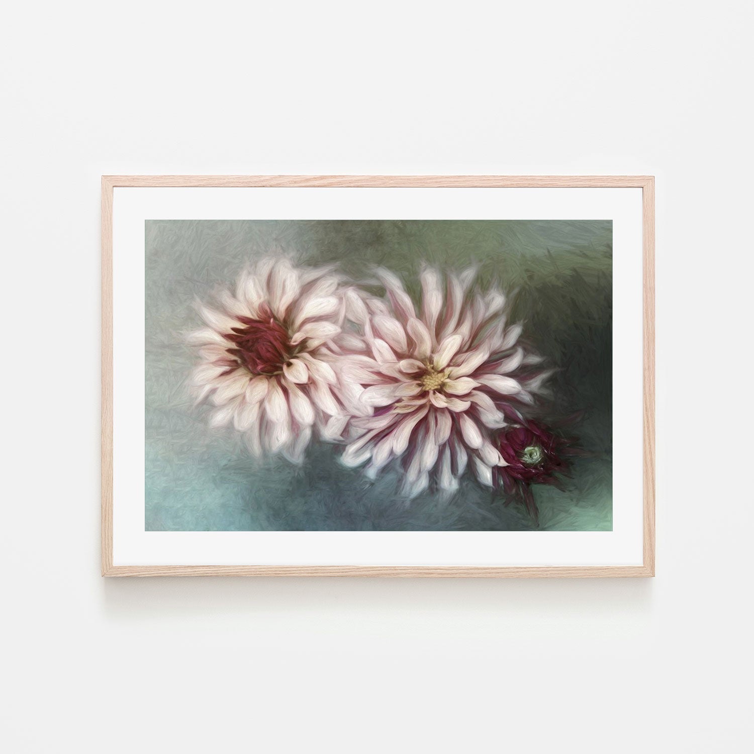 wall-art-print-canvas-poster-framed-Red And Pink Flowers , By Gilbert Claes-GIOIA-WALL-ART