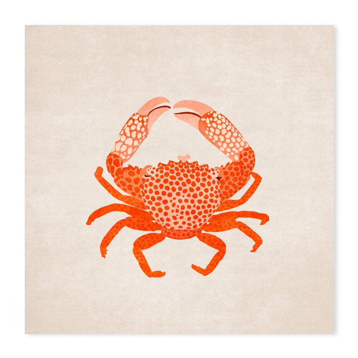 wall-art-print-canvas-poster-framed-Red Crab And Lobster, Set Of 2 , By Emel Tunaboylu-GIOIA-WALL-ART
