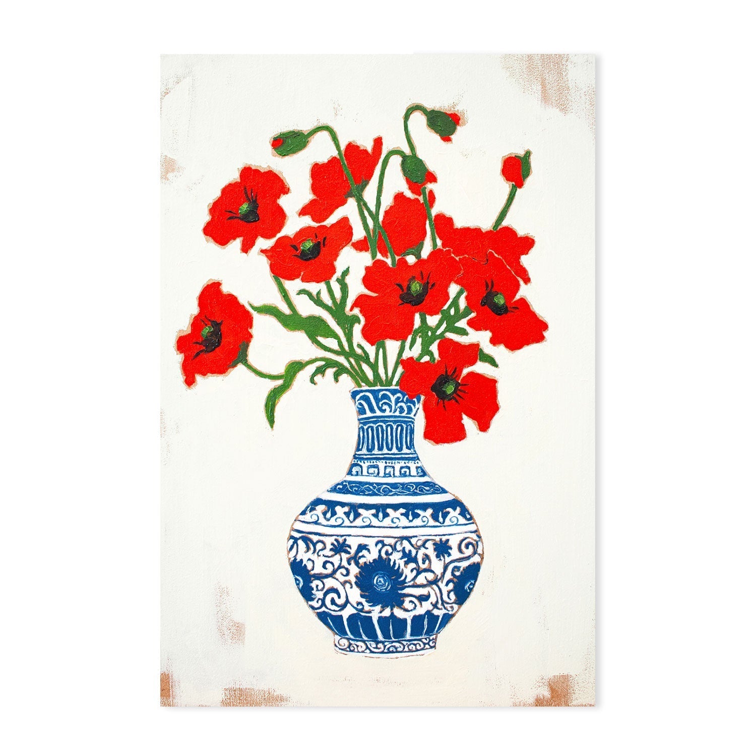 wall-art-print-canvas-poster-framed-Red Poppies , By Julia Ockert-GIOIA-WALL-ART