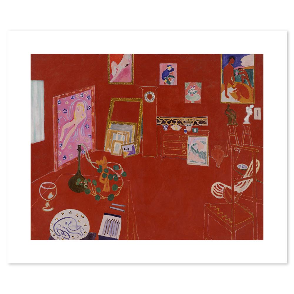 wall-art-print-canvas-poster-framed-Red Studio, By Henri Matisse-by-Gioia Wall Art-Gioia Wall Art