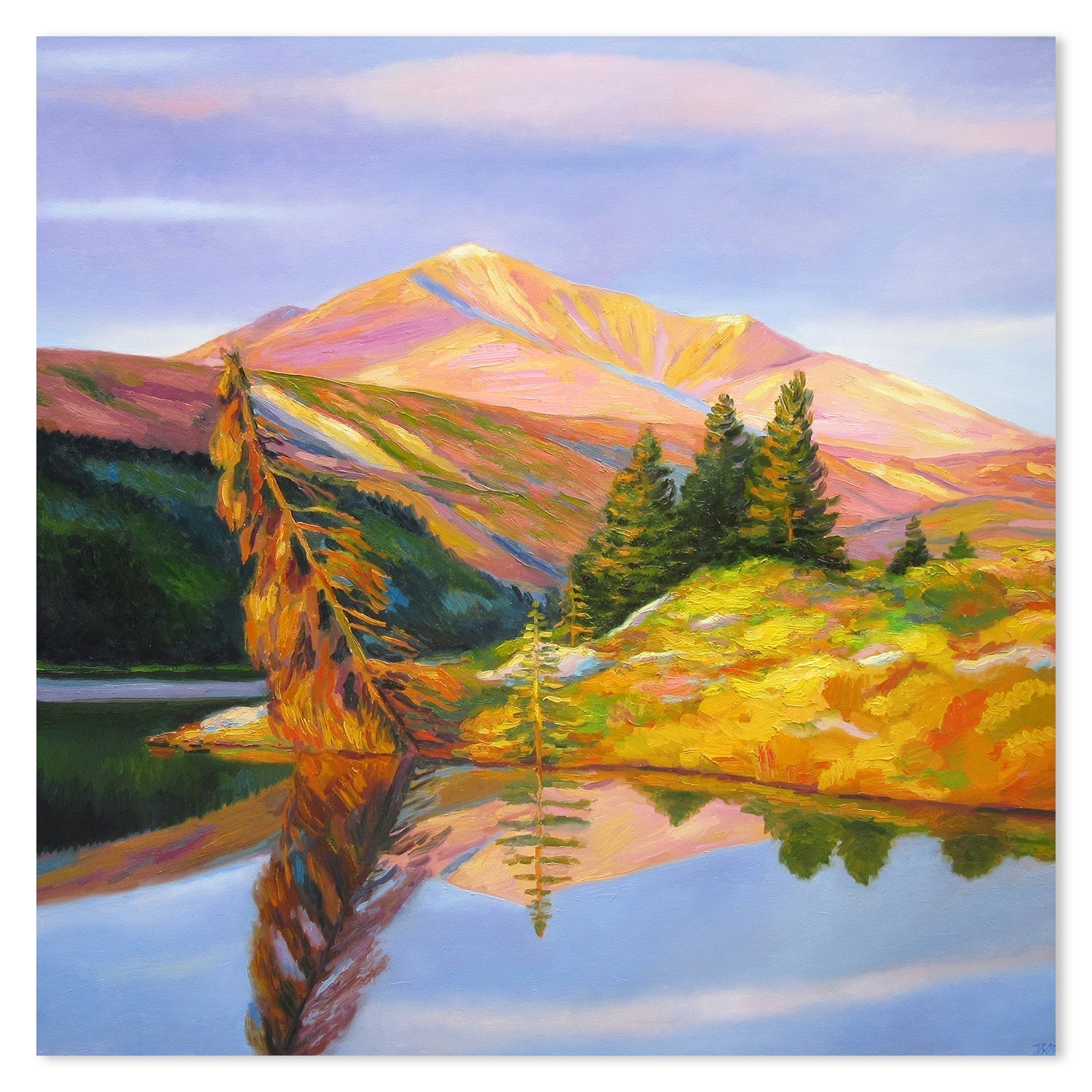 wall-art-print-canvas-poster-framed-Reflection-by-Ieva Baklane-Gioia Wall Art