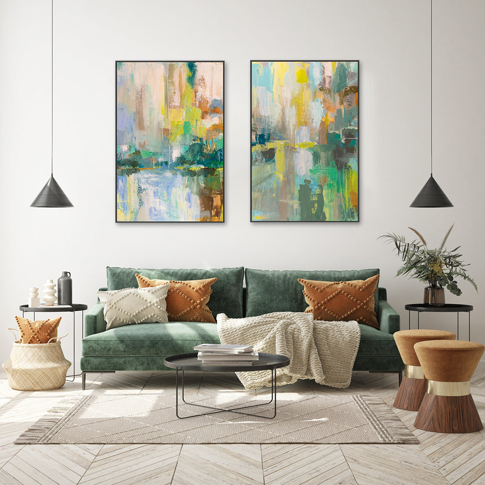 wall-art-print-canvas-poster-framed-Reflections, Set of 2-by-Jeanette Vertentes-Gioia Wall Art