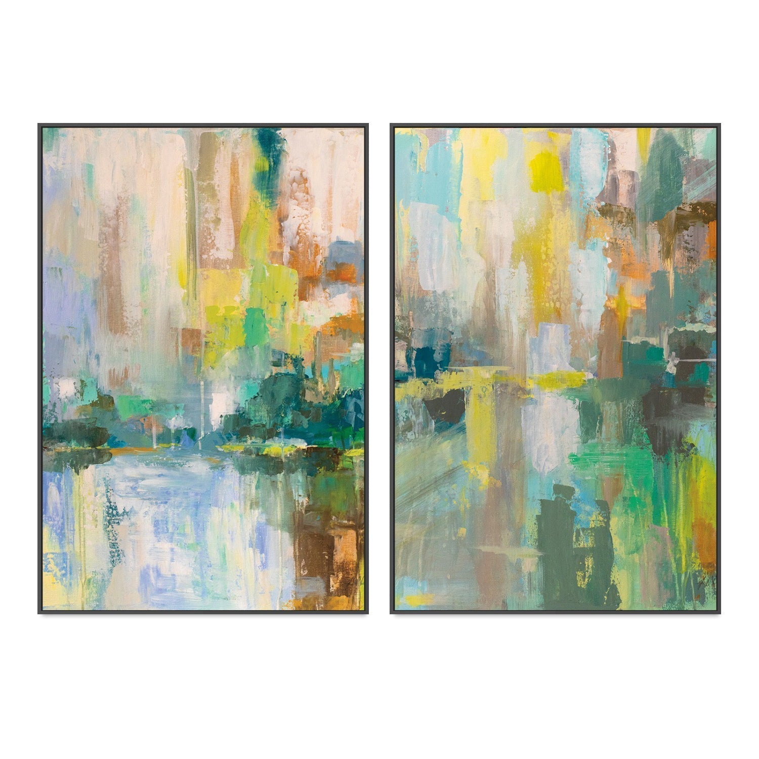 wall-art-print-canvas-poster-framed-Reflections, Set of 2-by-Jeanette Vertentes-Gioia Wall Art