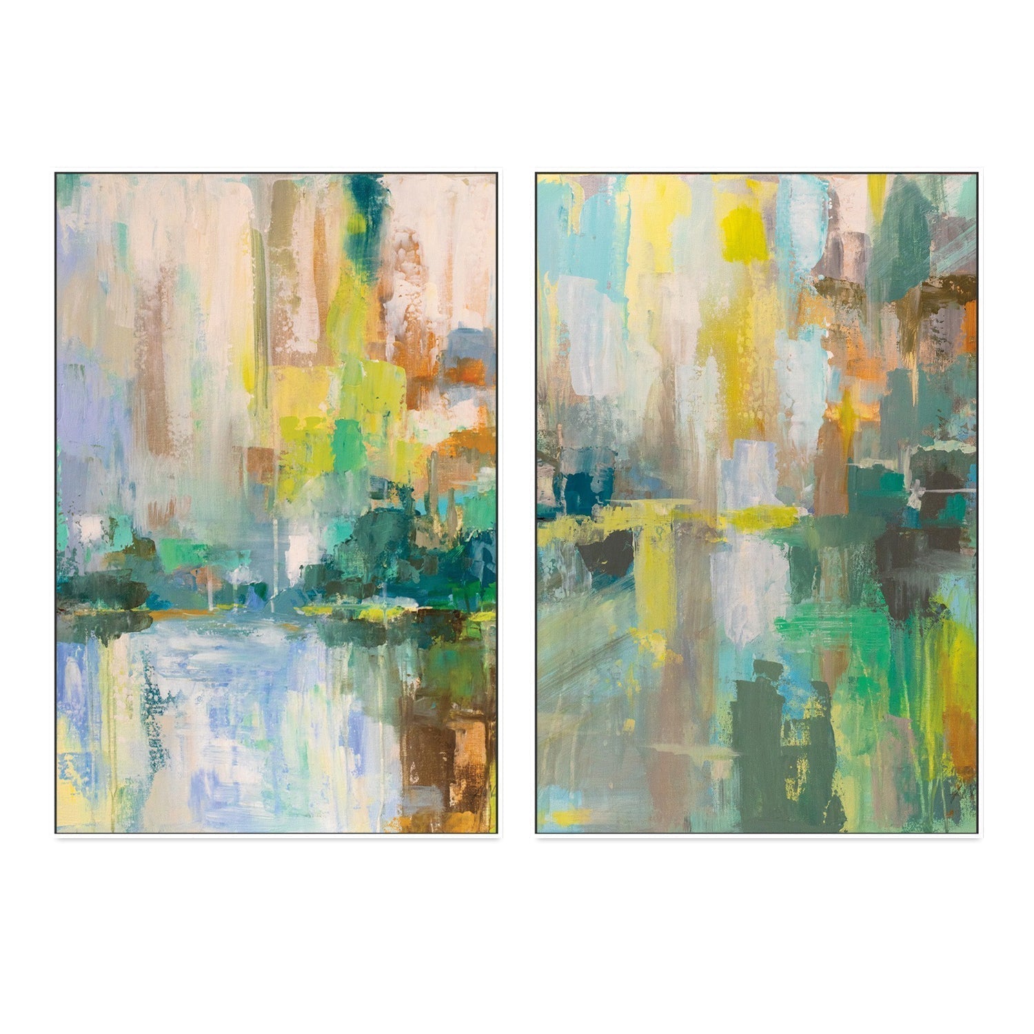 wall-art-print-canvas-poster-framed-Reflections, Set of 2-by-Jeanette Vertentes-Gioia Wall Art