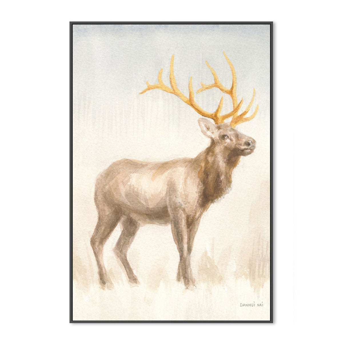 wall-art-print-canvas-poster-framed-Regal Wild, Style B-by-Danhui Nai-Gioia Wall Art