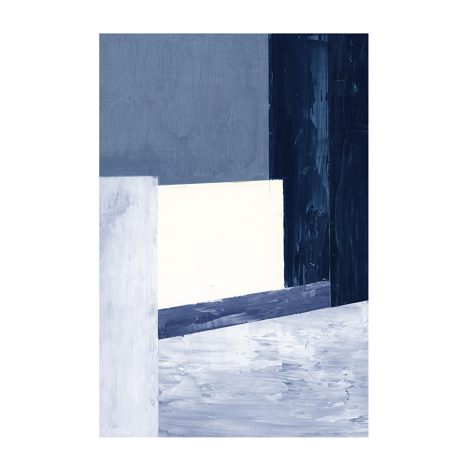 wall-art-print-canvas-poster-framed-Relative Blue , By Zelda Cane-1