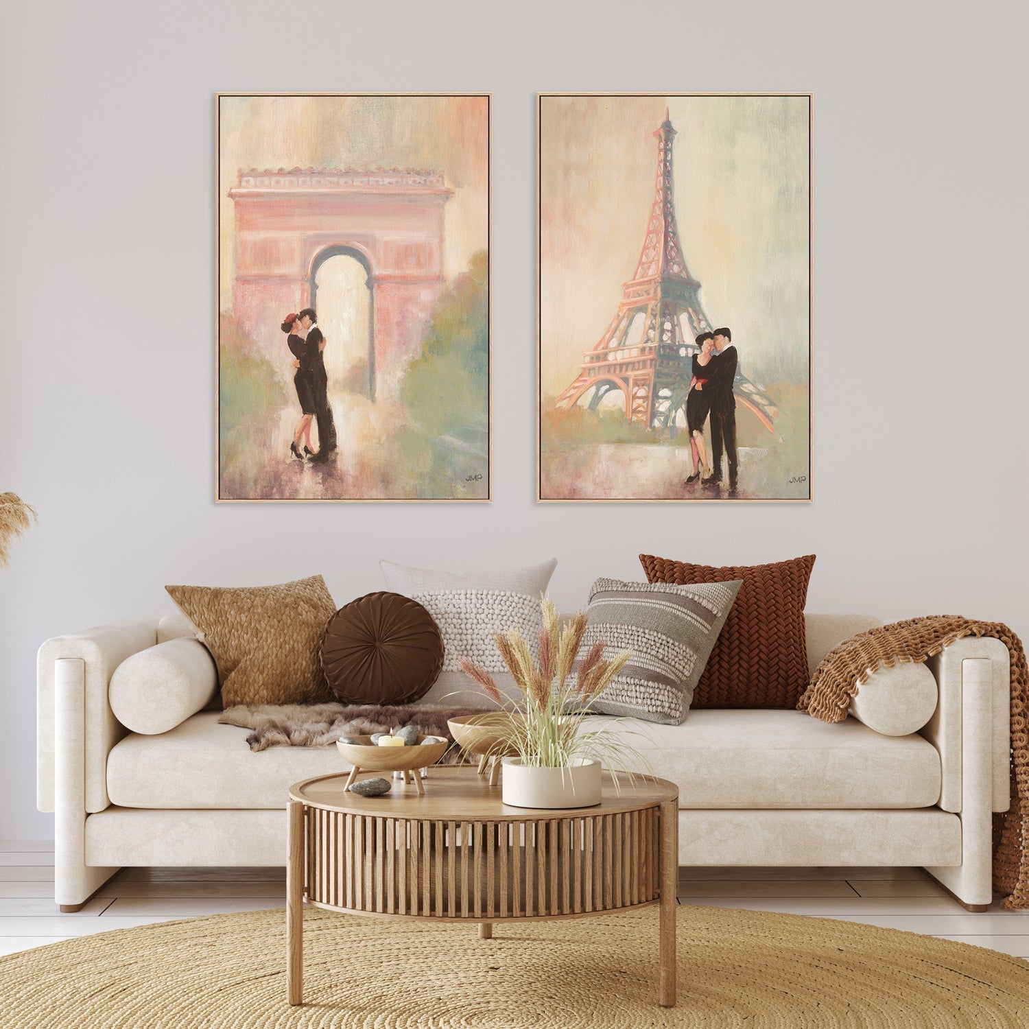 wall-art-print-canvas-poster-framed-Rendezvous, Set of 2-by-Julia Purinton-Gioia Wall Art