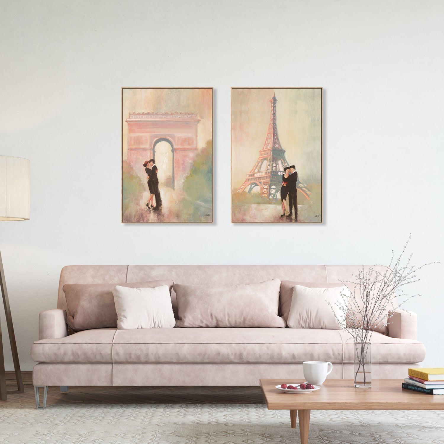 wall-art-print-canvas-poster-framed-Rendezvous, Set of 2-by-Julia Purinton-Gioia Wall Art
