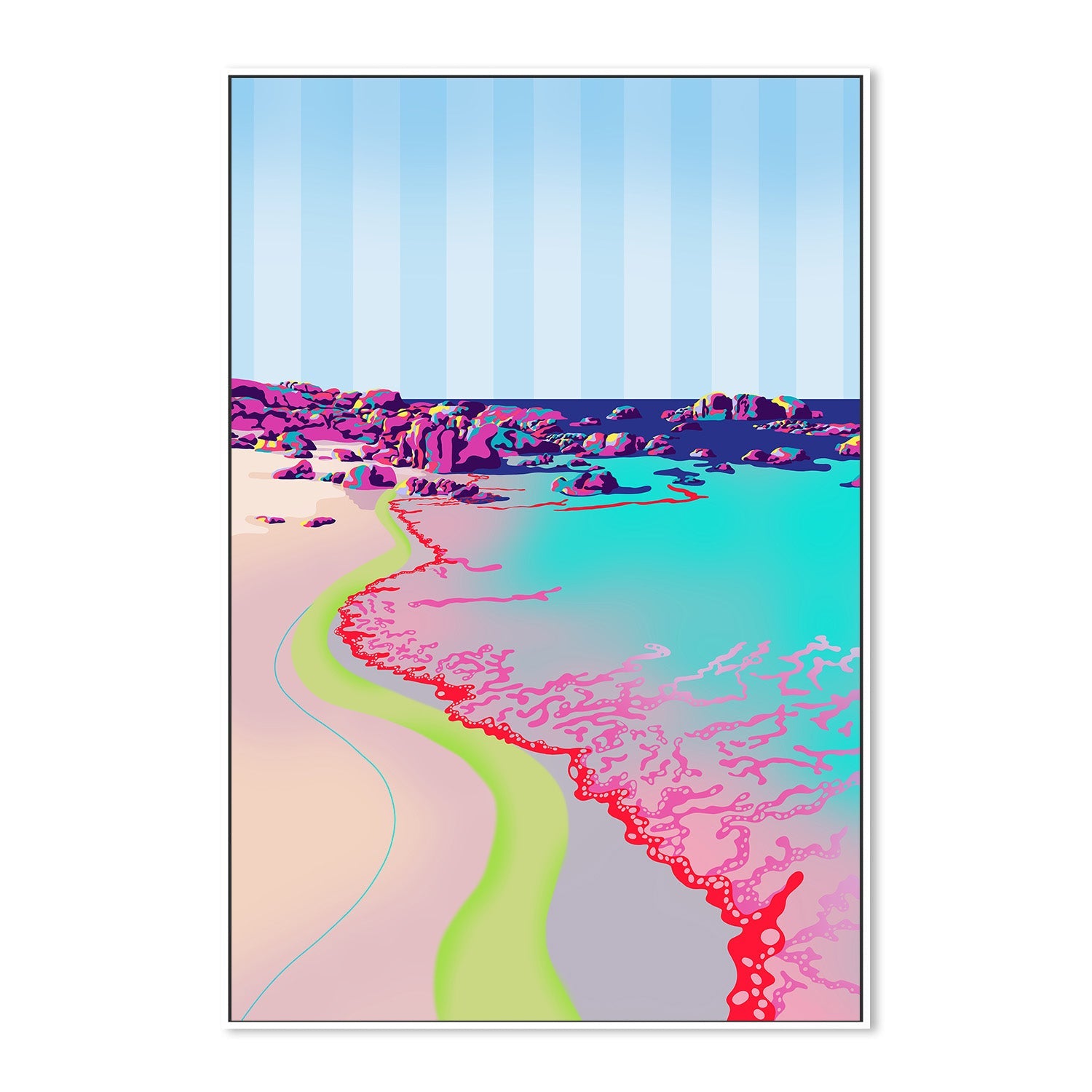 wall-art-print-canvas-poster-framed-Reta Beach , By Unratio-5