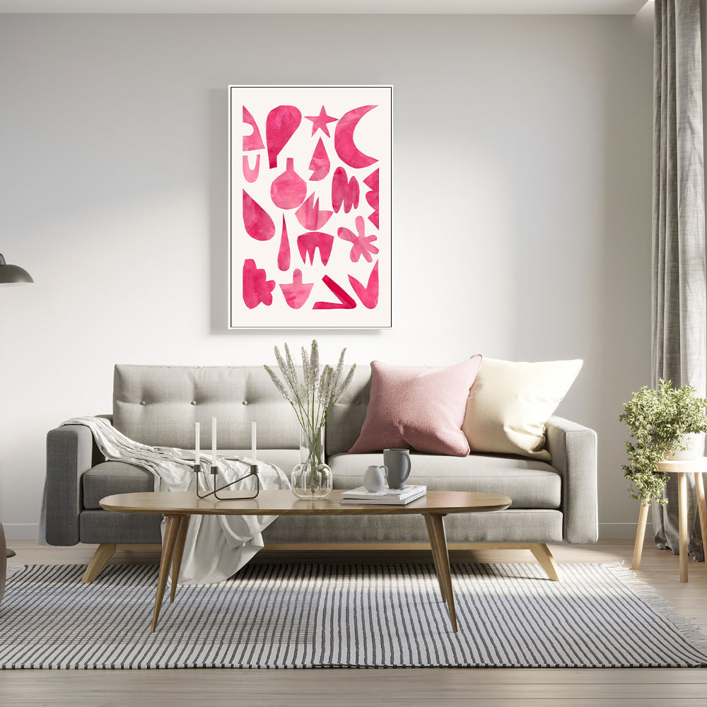 wall-art-print-canvas-poster-framed-Retro Party , By Ejaaz Haniff-GIOIA-WALL-ART