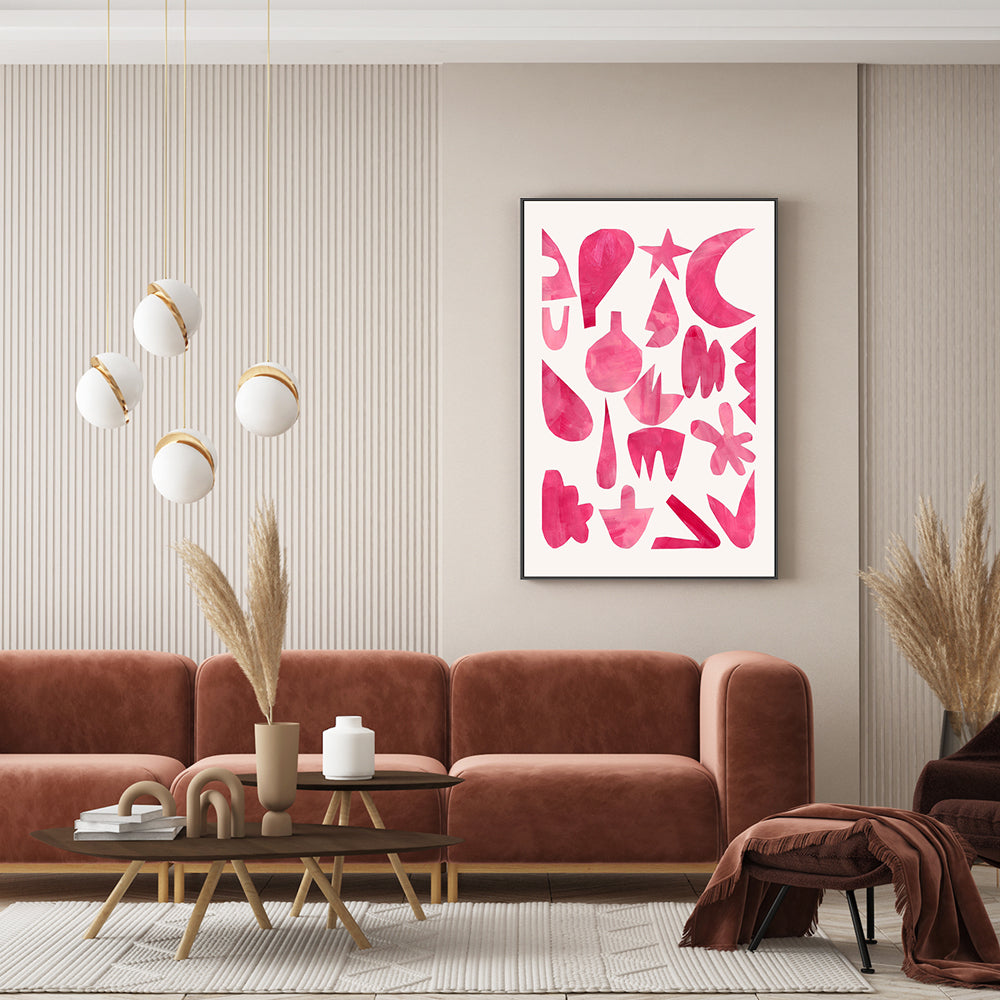 wall-art-print-canvas-poster-framed-Retro Party , By Ejaaz Haniff-GIOIA-WALL-ART