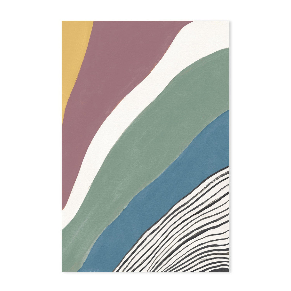 wall-art-print-canvas-poster-framed-Retrospect, Style A , By Danhui Nai-GIOIA-WALL-ART