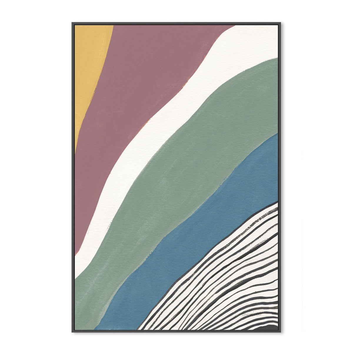 wall-art-print-canvas-poster-framed-Retrospect, Style A , By Danhui Nai-GIOIA-WALL-ART