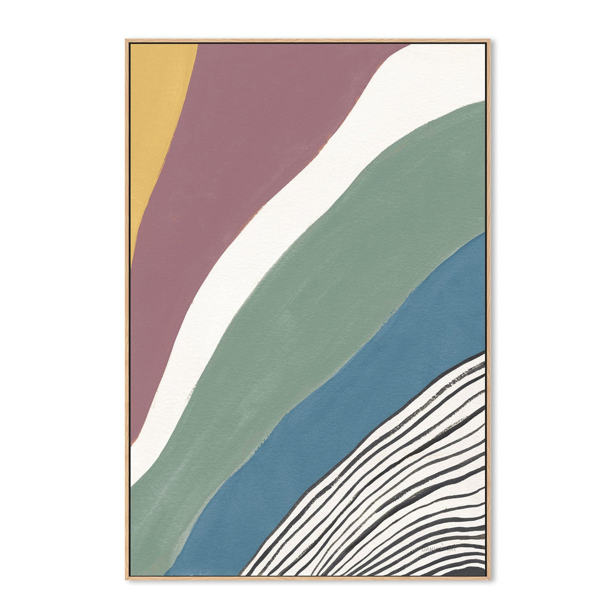 wall-art-print-canvas-poster-framed-Retrospect, Style A , By Danhui Nai-GIOIA-WALL-ART