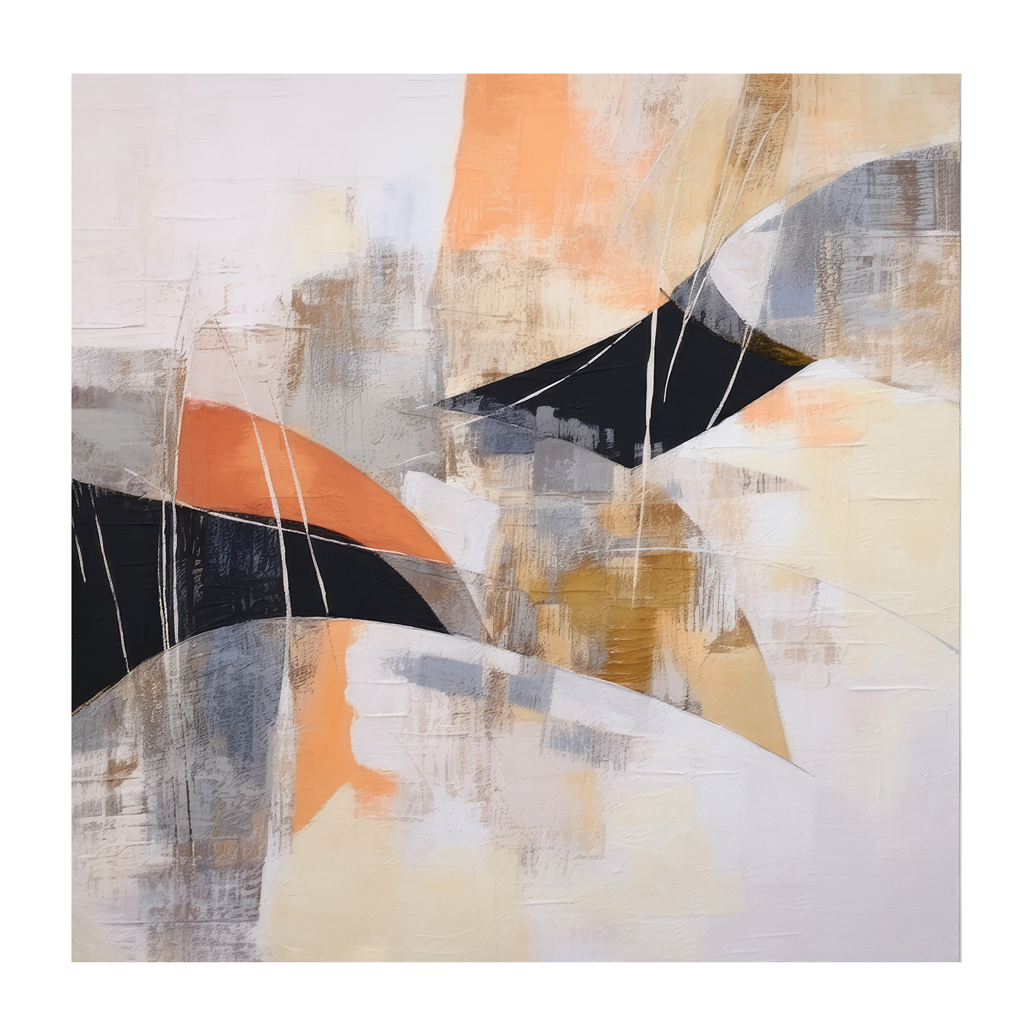 wall-art-print-canvas-poster-framed-Rhythms of Abstract, Style A , By Irena Orlov-1