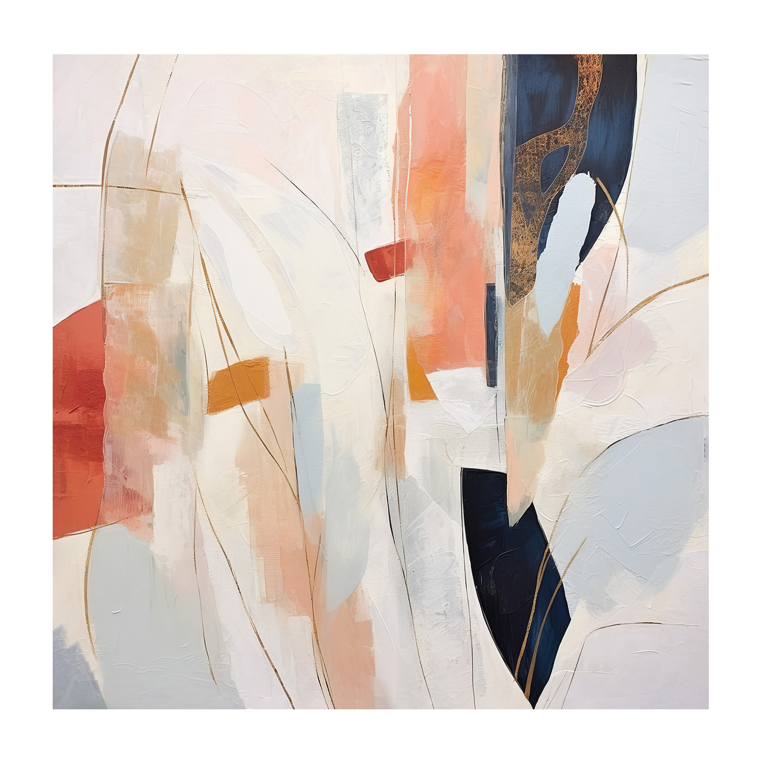 wall-art-print-canvas-poster-framed-Rhythms of Abstract, Style B , By Irena Orlov-1