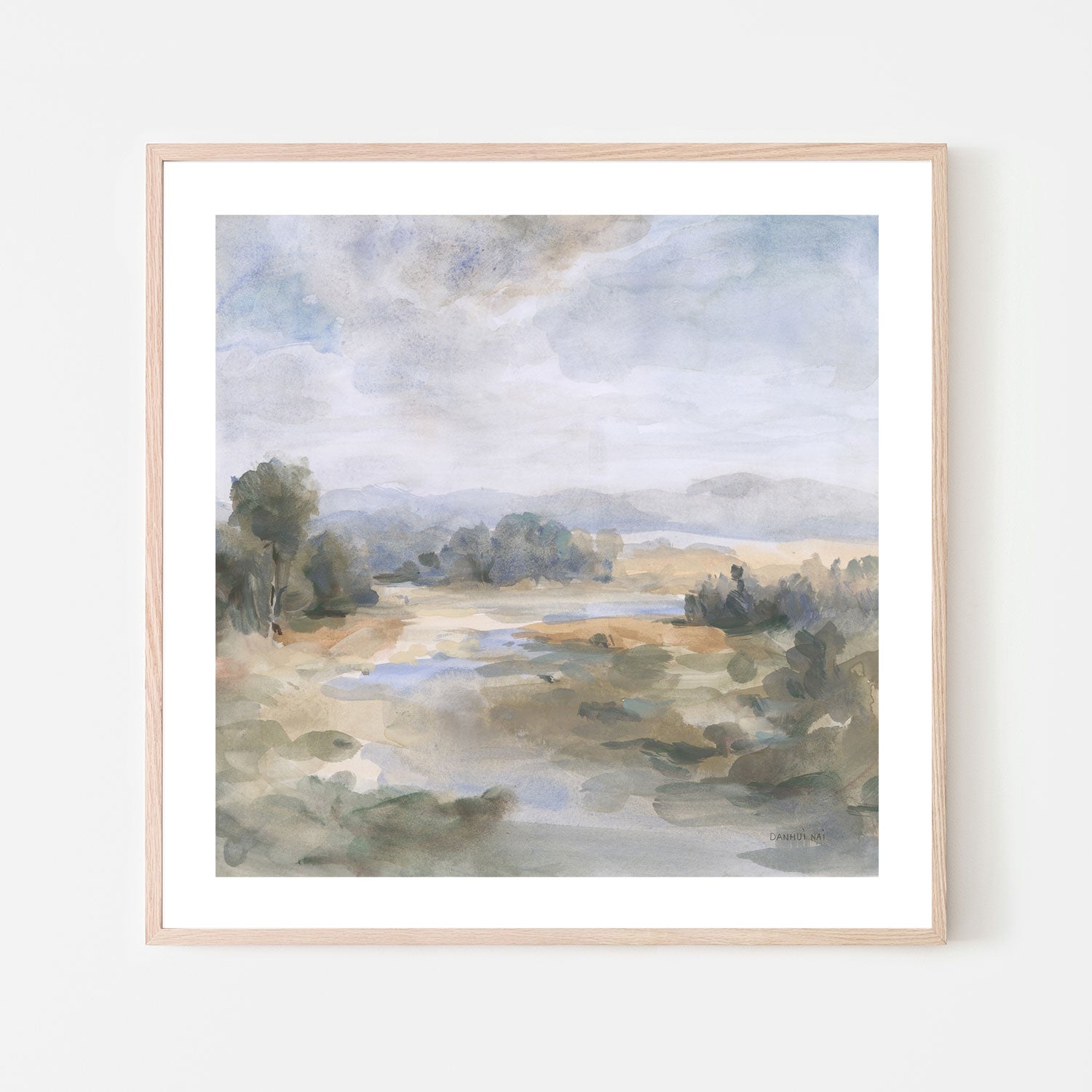 wall-art-print-canvas-poster-framed-River Afternoon, Style B-6