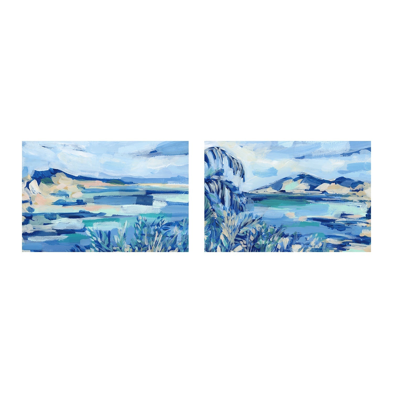 wall-art-print-canvas-poster-framed-Riviera Escape , Style A & B, Set Of 2 , By Jetty Home-1