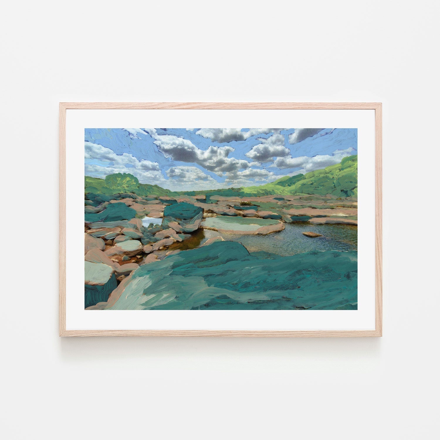 wall-art-print-canvas-poster-framed-Rock Pool , By Eleanor Baker-6