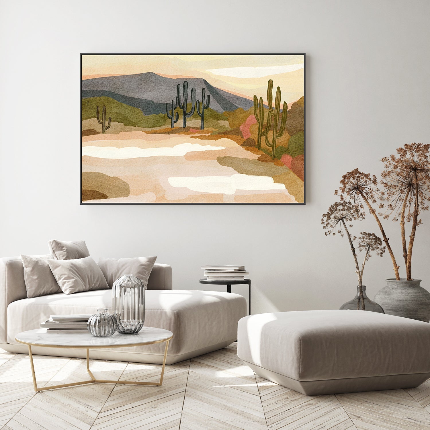 wall-art-print-canvas-poster-framed-Rocky Hill Landscape , By Nikita Jariwala-7