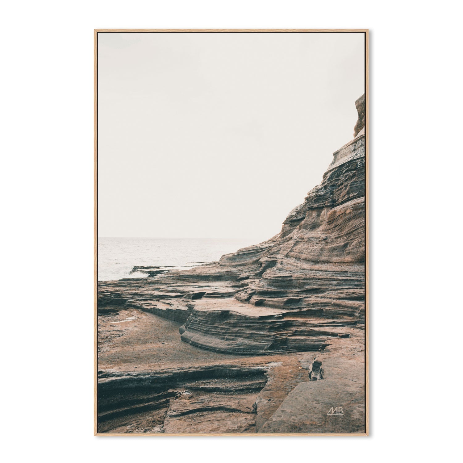 wall-art-print-canvas-poster-framed-Rocky Shore Hawaii , By Max Blakesberg Studios-4