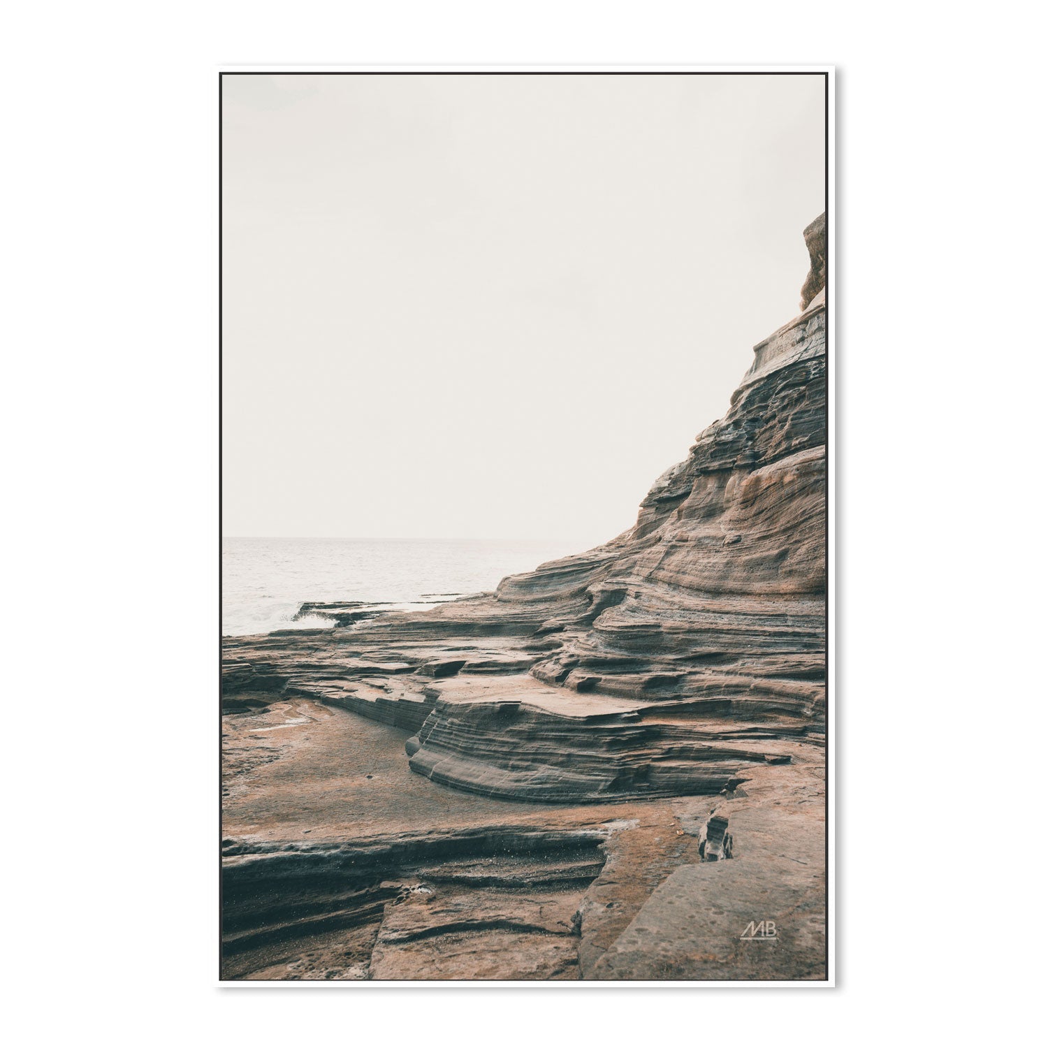 wall-art-print-canvas-poster-framed-Rocky Shore Hawaii , By Max Blakesberg Studios-5
