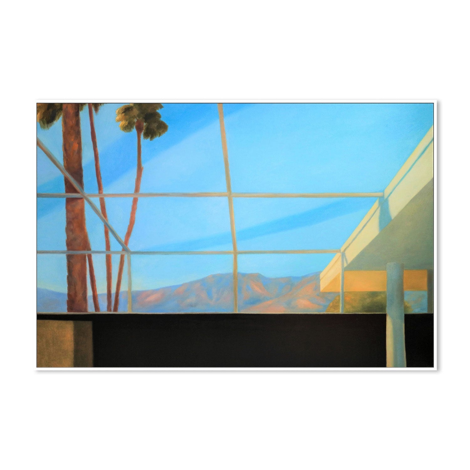 wall-art-print-canvas-poster-framed-Room With A Mountain View , By Ieva Baklane-5