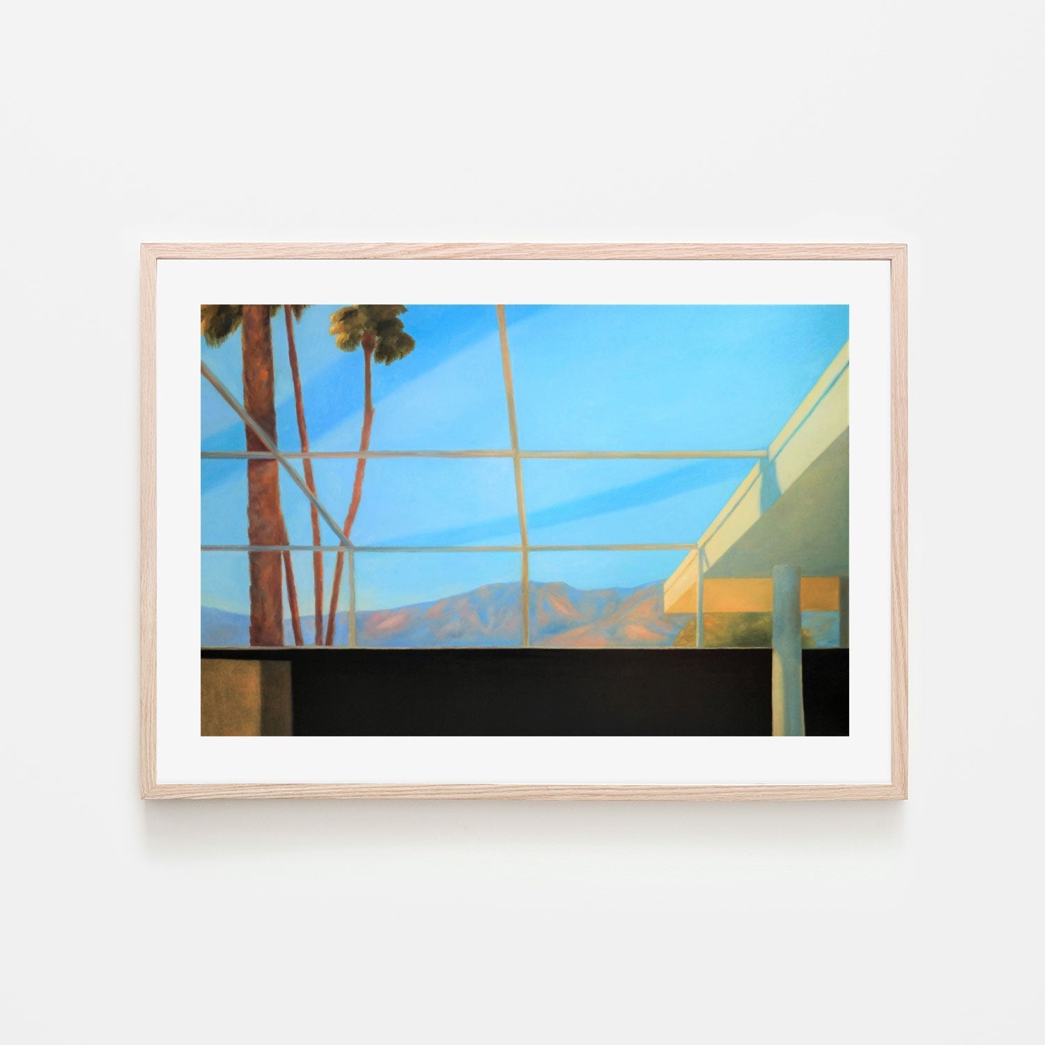 wall-art-print-canvas-poster-framed-Room With A Mountain View , By Ieva Baklane-6