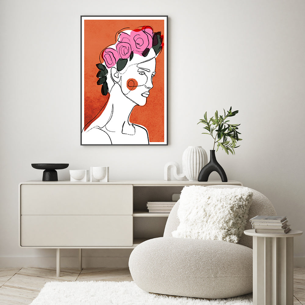 wall-art-print-canvas-poster-framed-Rose Amor , By Treechild-GIOIA-WALL-ART