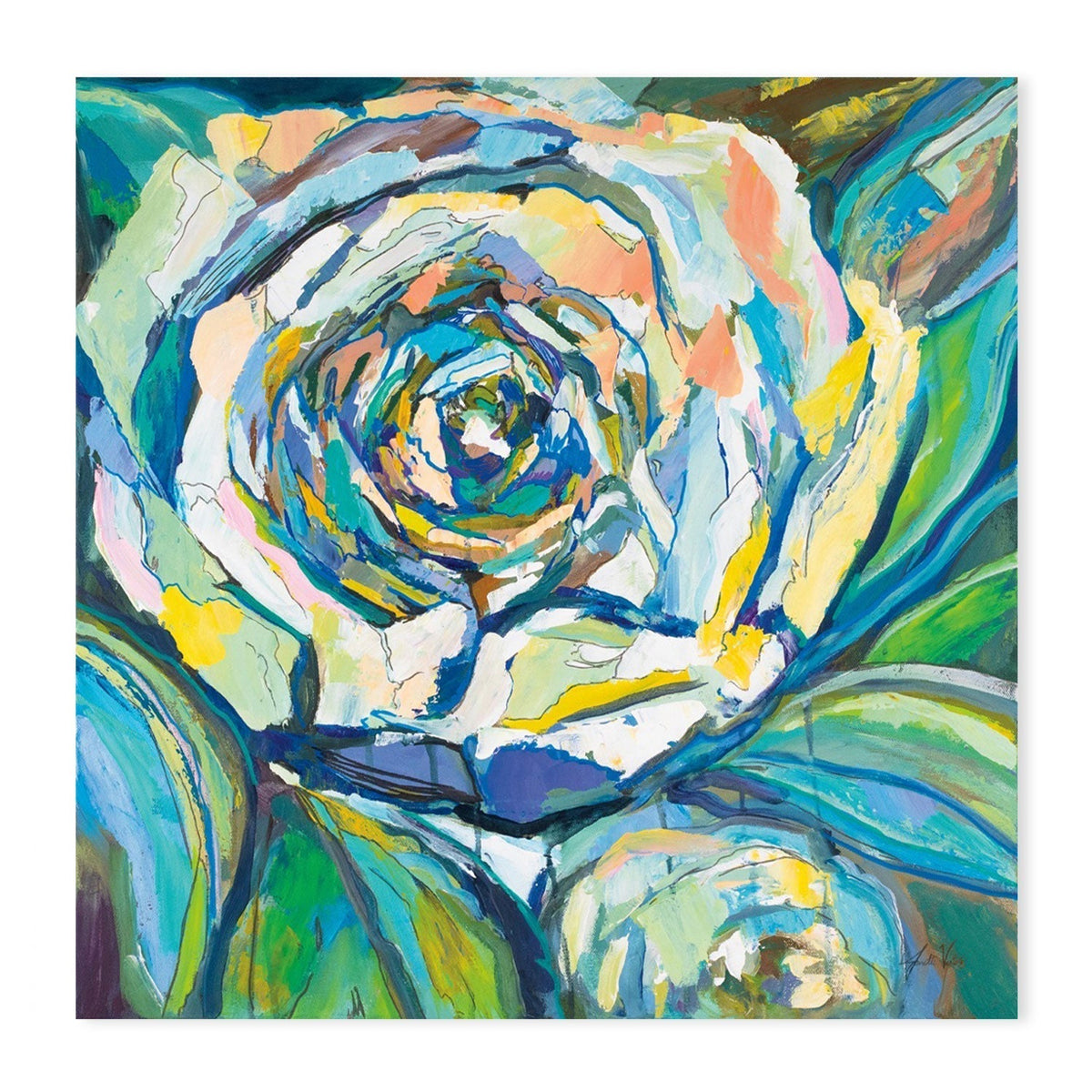 wall-art-print-canvas-poster-framed-Rose-by-Jeanette Vertentes-Gioia Wall Art