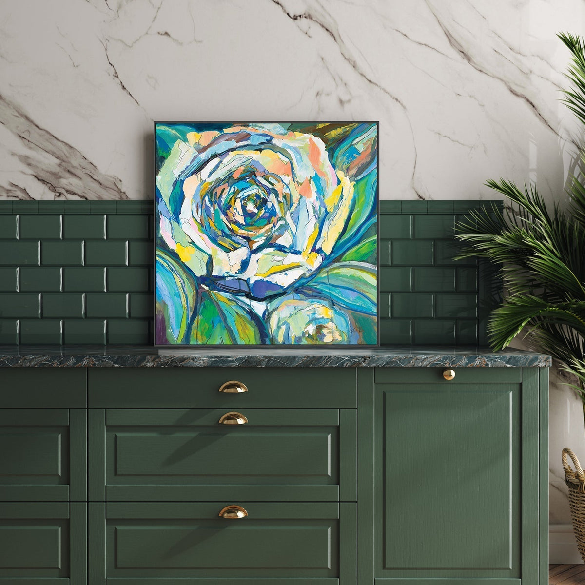 wall-art-print-canvas-poster-framed-Rose-by-Jeanette Vertentes-Gioia Wall Art