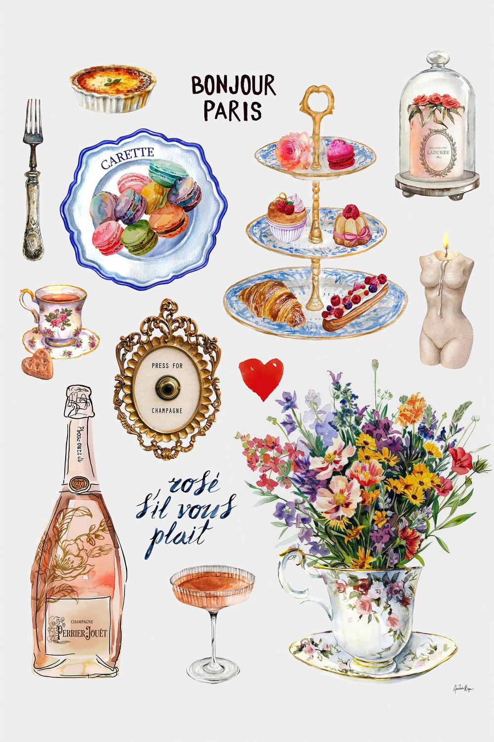 wall-art-print-canvas-poster-framed-rosé s´il vous plait-1