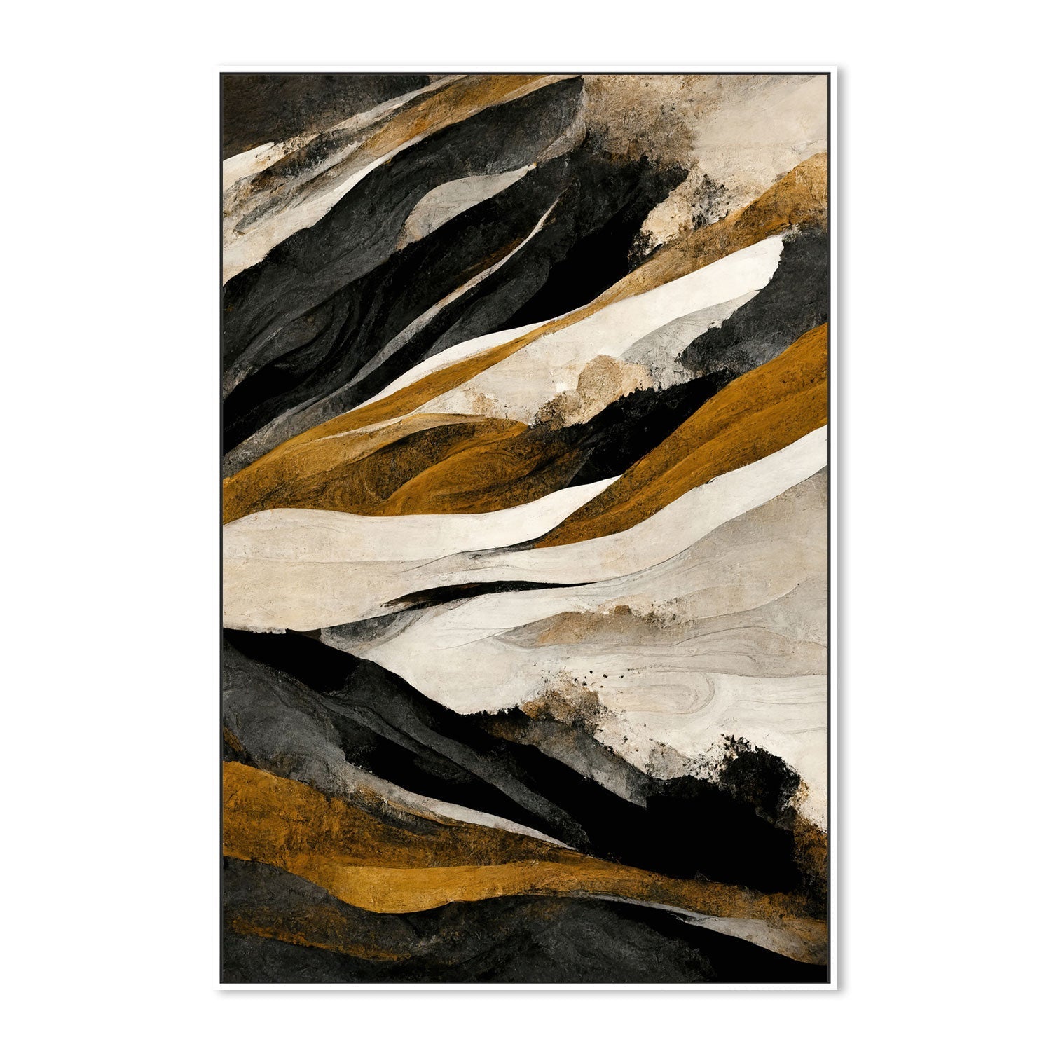 wall-art-print-canvas-poster-framed-Rough Mountains, Style A , By Treechild-GIOIA-WALL-ART