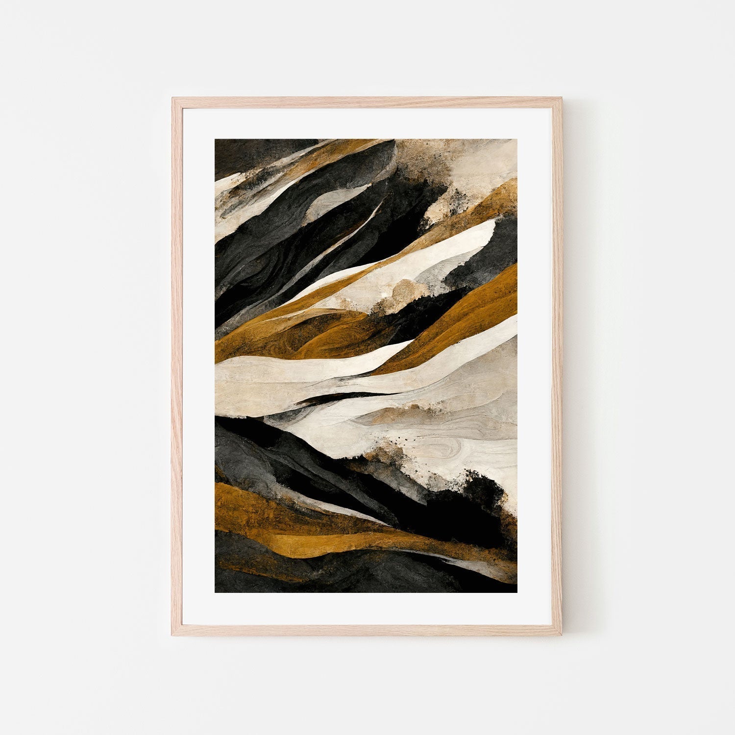 wall-art-print-canvas-poster-framed-Rough Mountains, Style A , By Treechild-GIOIA-WALL-ART