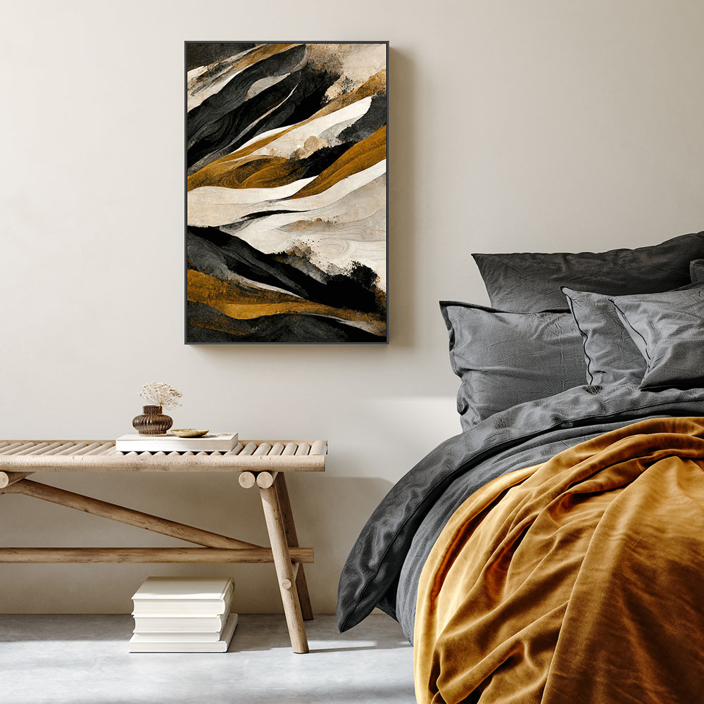 wall-art-print-canvas-poster-framed-Rough Mountains, Style A , By Treechild-GIOIA-WALL-ART