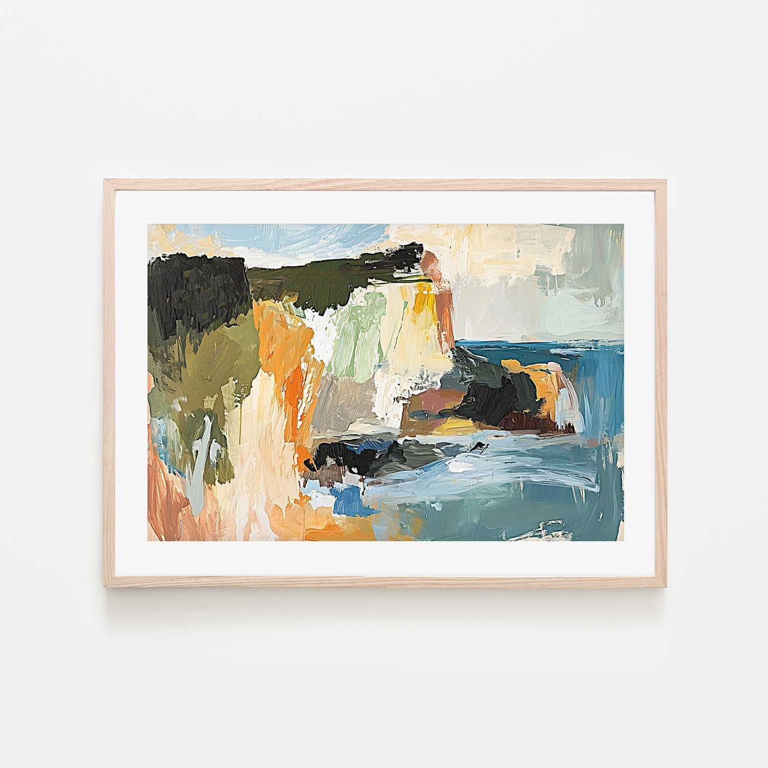 wall-art-print-canvas-poster-framed-Rugged Coastline , Style A, By Accent Art Studio , By Accent Art Studio-6