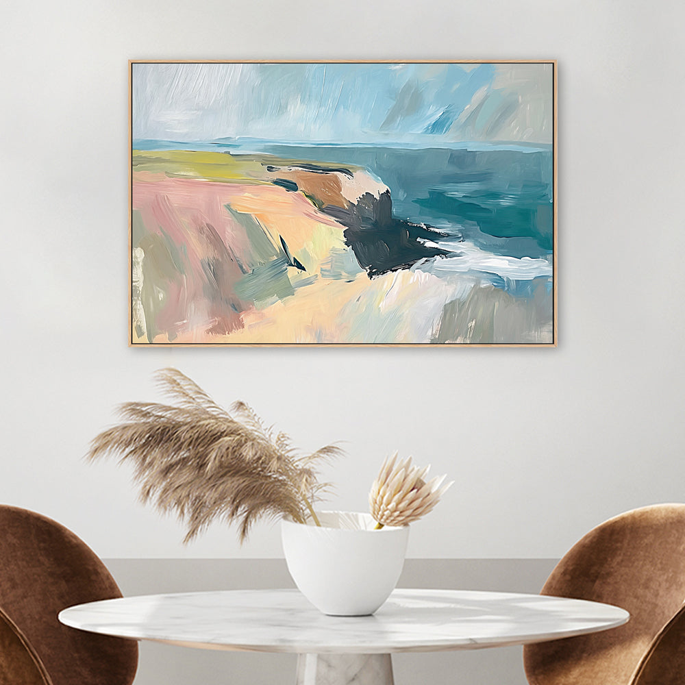 wall-art-print-canvas-poster-framed-Rugged Coastline , Style B, By Accent Art Studio , By Accent Art Studio-2