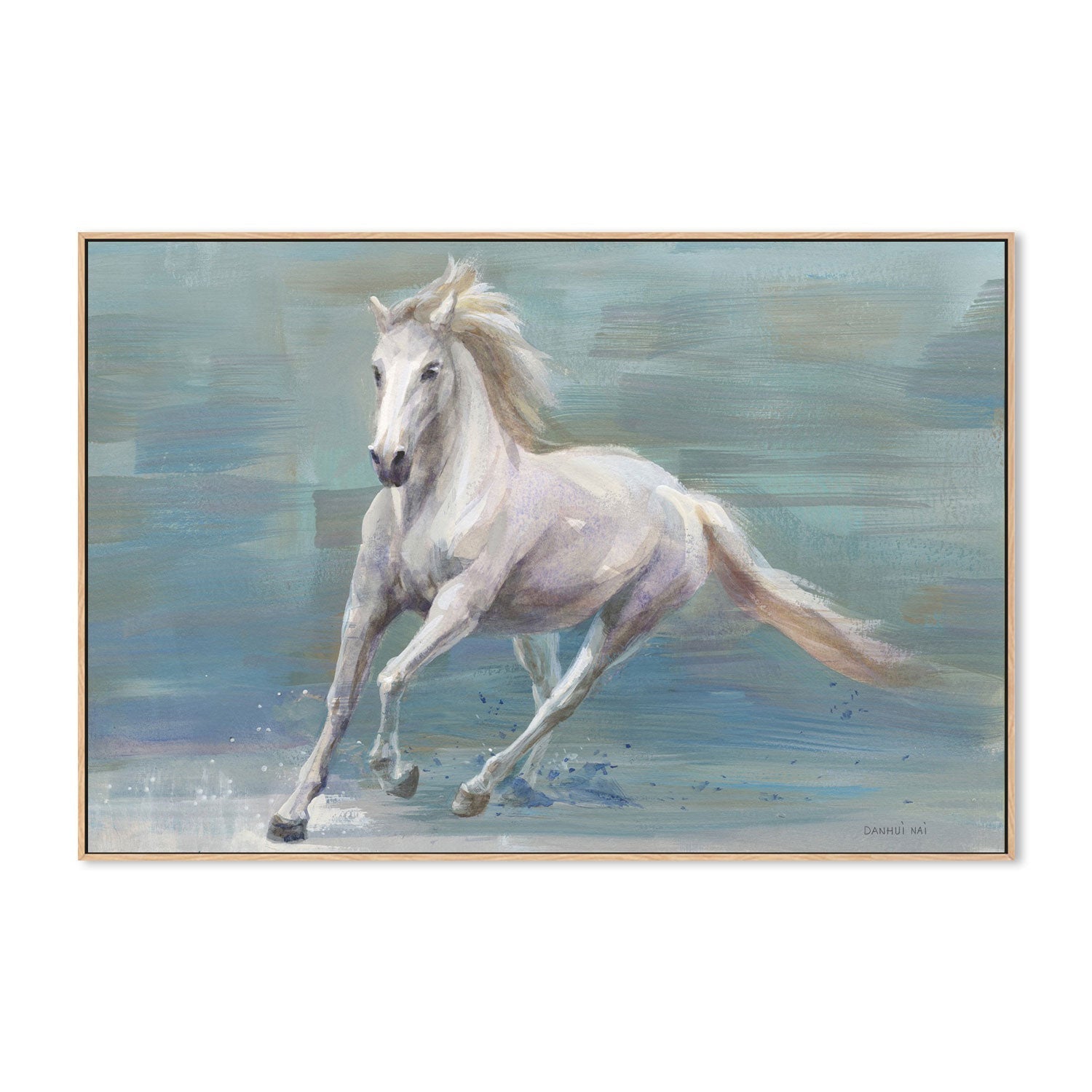 wall-art-print-canvas-poster-framed-Running Free-by-Danhui Nai-Gioia Wall Art
