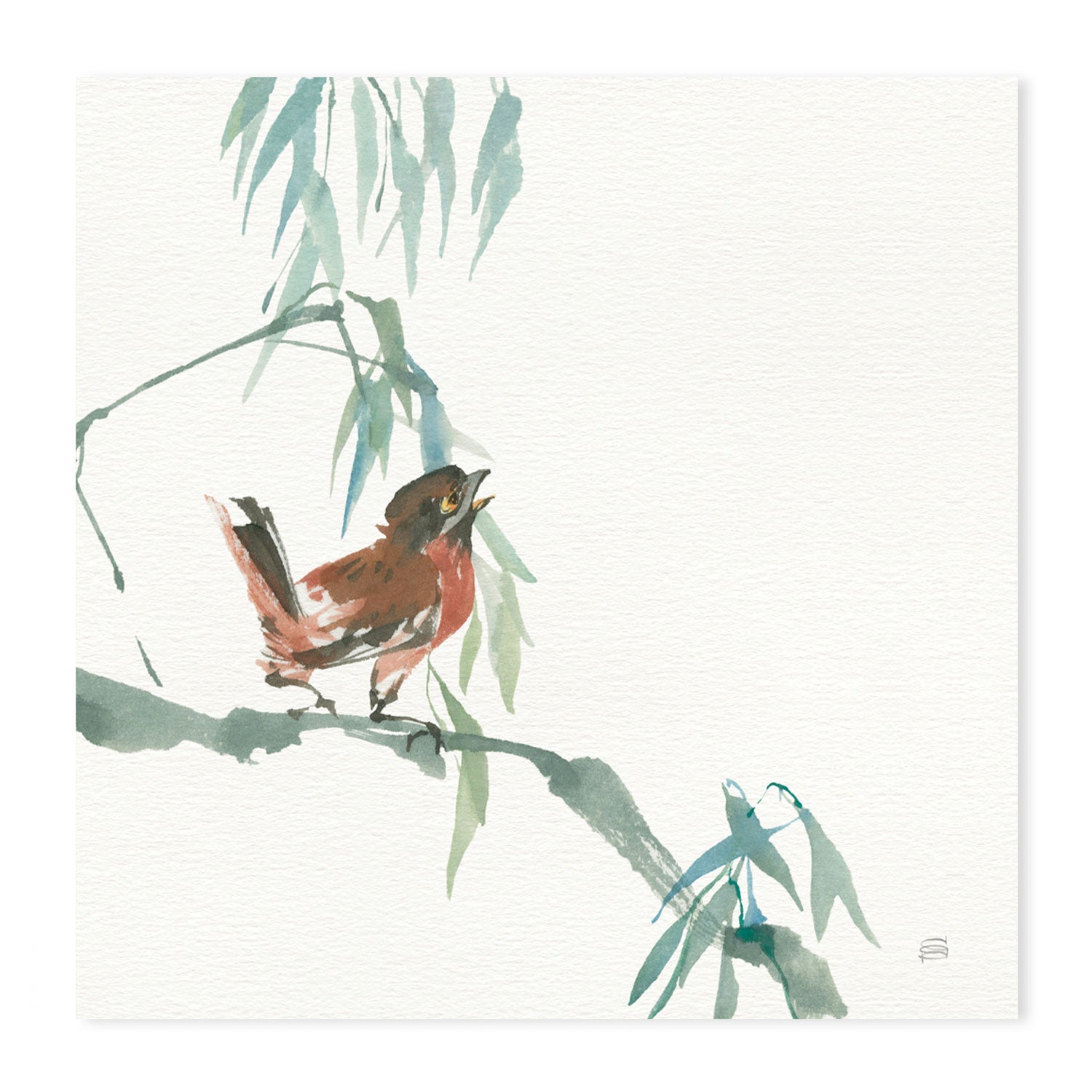wall-art-print-canvas-poster-framed-Russet Sparrow , By Chris Paschke-GIOIA-WALL-ART