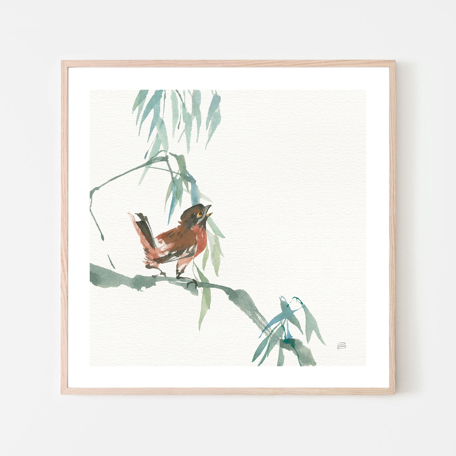 wall-art-print-canvas-poster-framed-Russet Sparrow , By Chris Paschke-GIOIA-WALL-ART