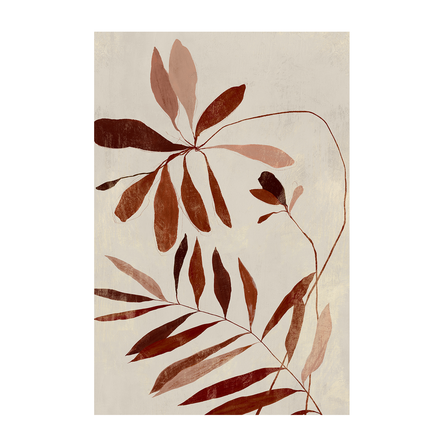 wall-art-print-canvas-poster-framed-Rust, Style B , By Aria K-1