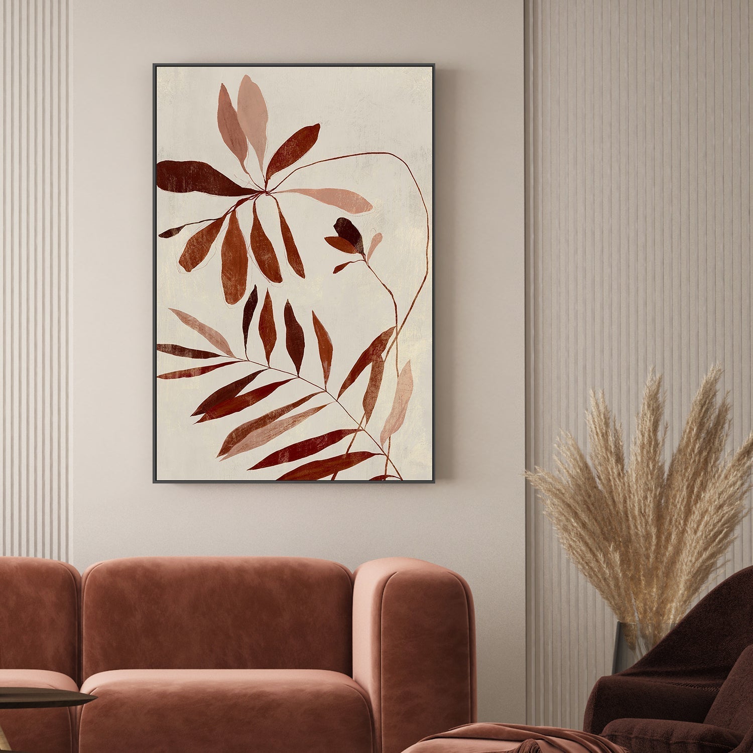 wall-art-print-canvas-poster-framed-Rust, Style B , By Aria K-2