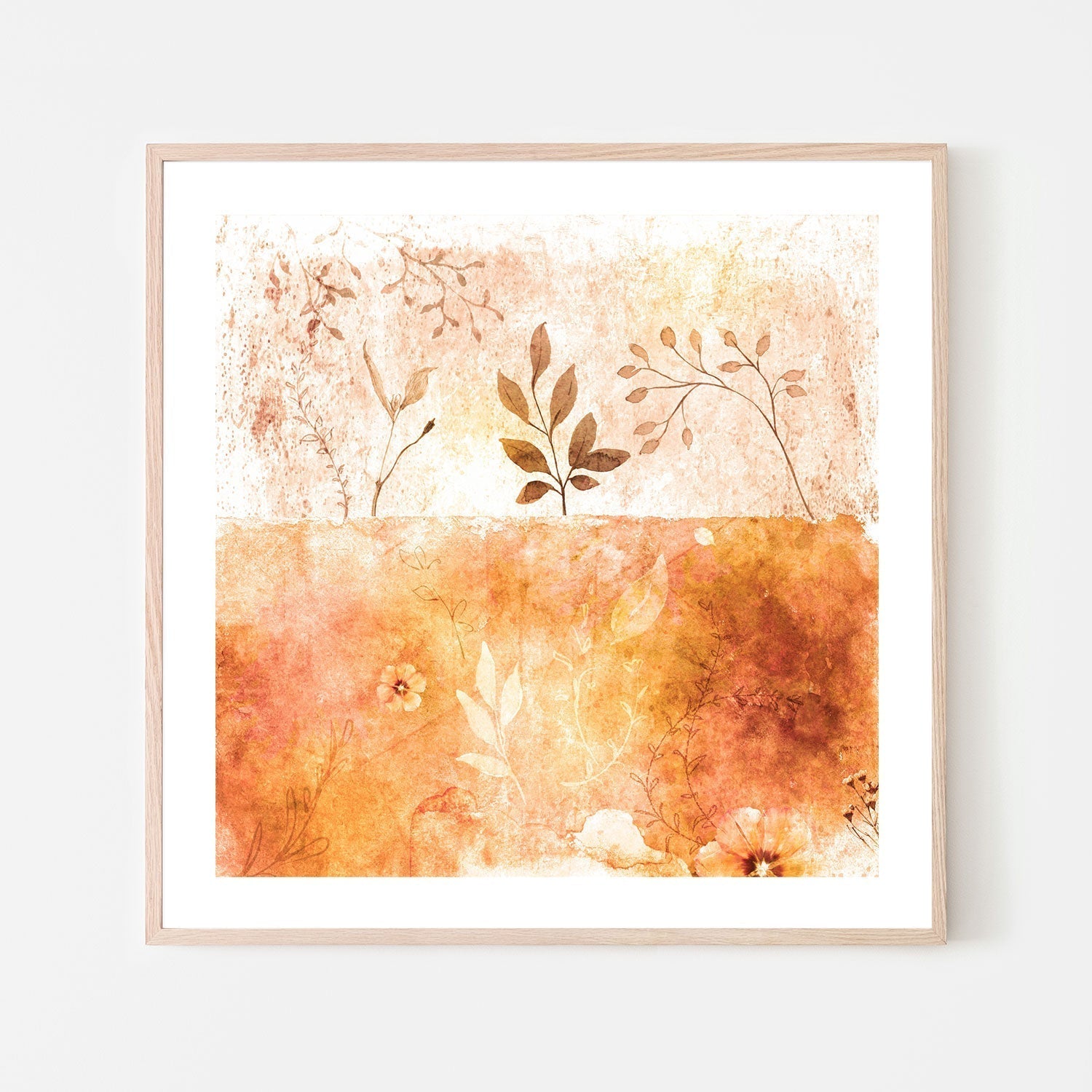 wall-art-print-canvas-poster-framed-Rustic Bohemian Garden, Style A , By Emel Tunaboylu-GIOIA-WALL-ART